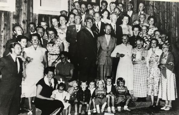 Släktmöte i Kungsäter den 14 juli 1956